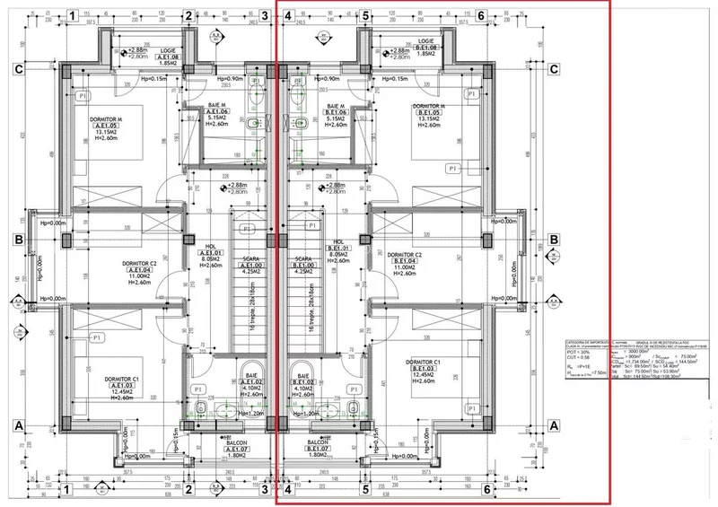 Casa Tunari, complex Teilor 77, vile individuale, pret fara tva
